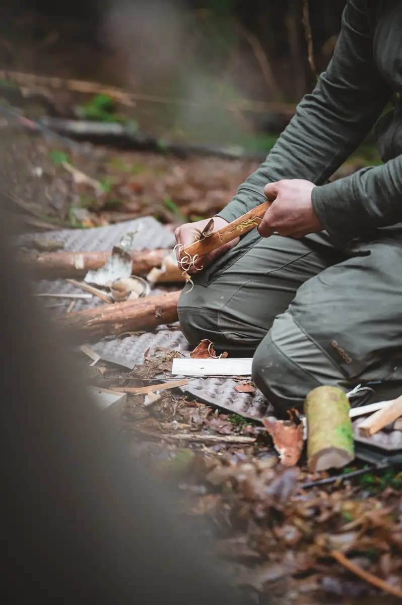 Op bushcraftweekend met Outdoorschool