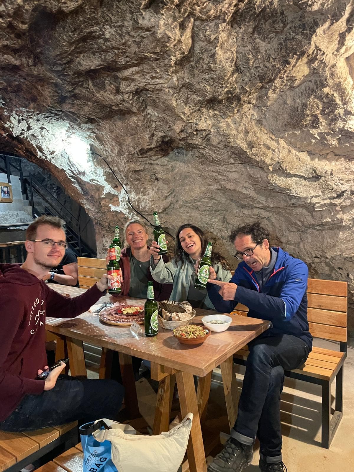 Underground kayaking in the Koroška region of Slovenia